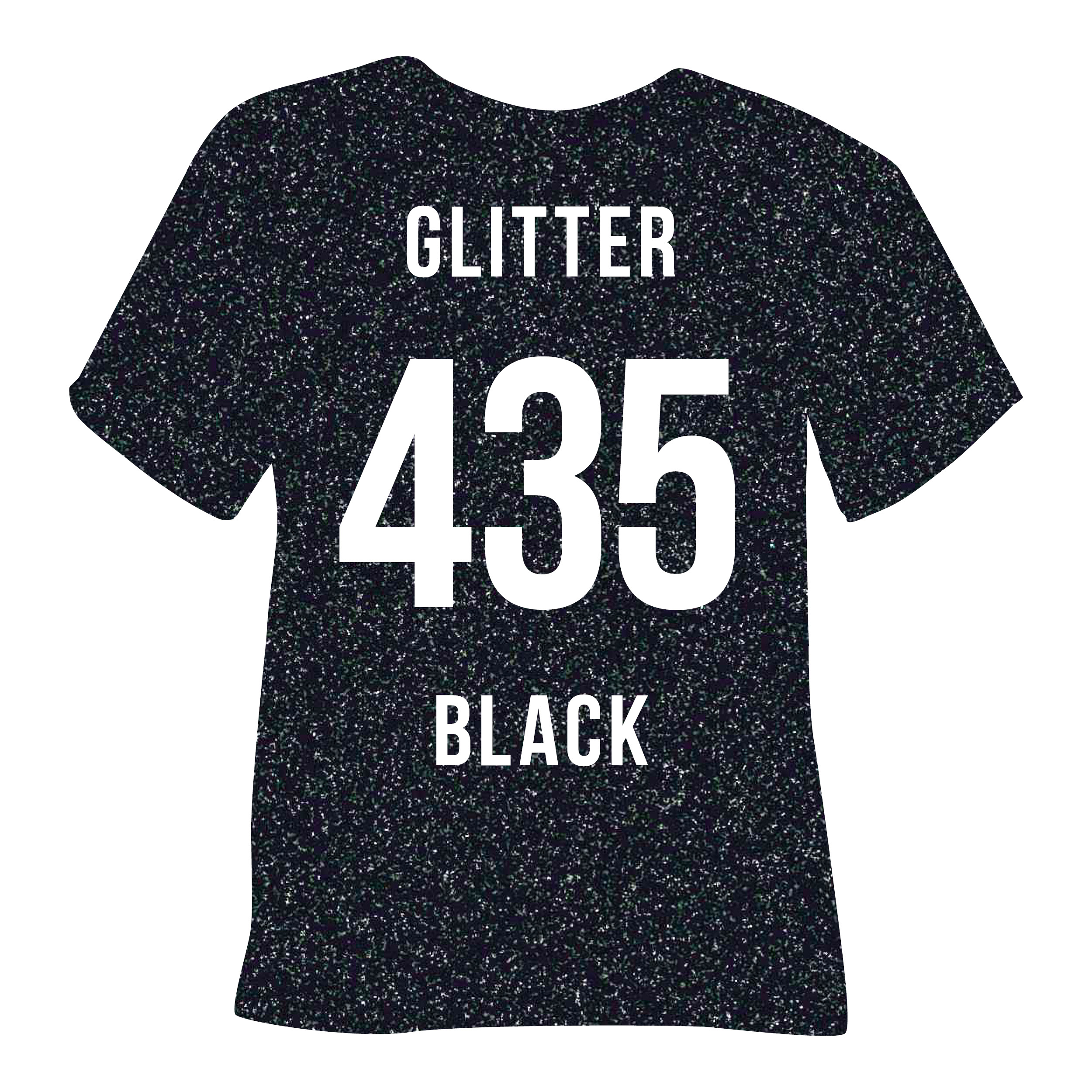435 GLITTER black
